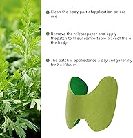 Vista 8 de MyrRhe 36 parches de rodilla, parches de calentamiento para rodilla, extracto de ajenjo natural para rodilla, hombro, espalda, cuello