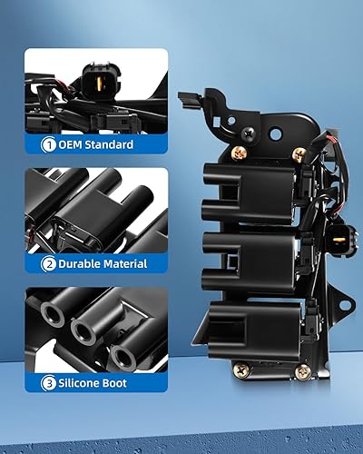 Vista 1929 de ECCPP Bobinas de encendido portátiles de repuesto para automóvil compatibles con Infiniti I30/para Nissan Maxima 3.0L V6 2000-2001 Reemplazo