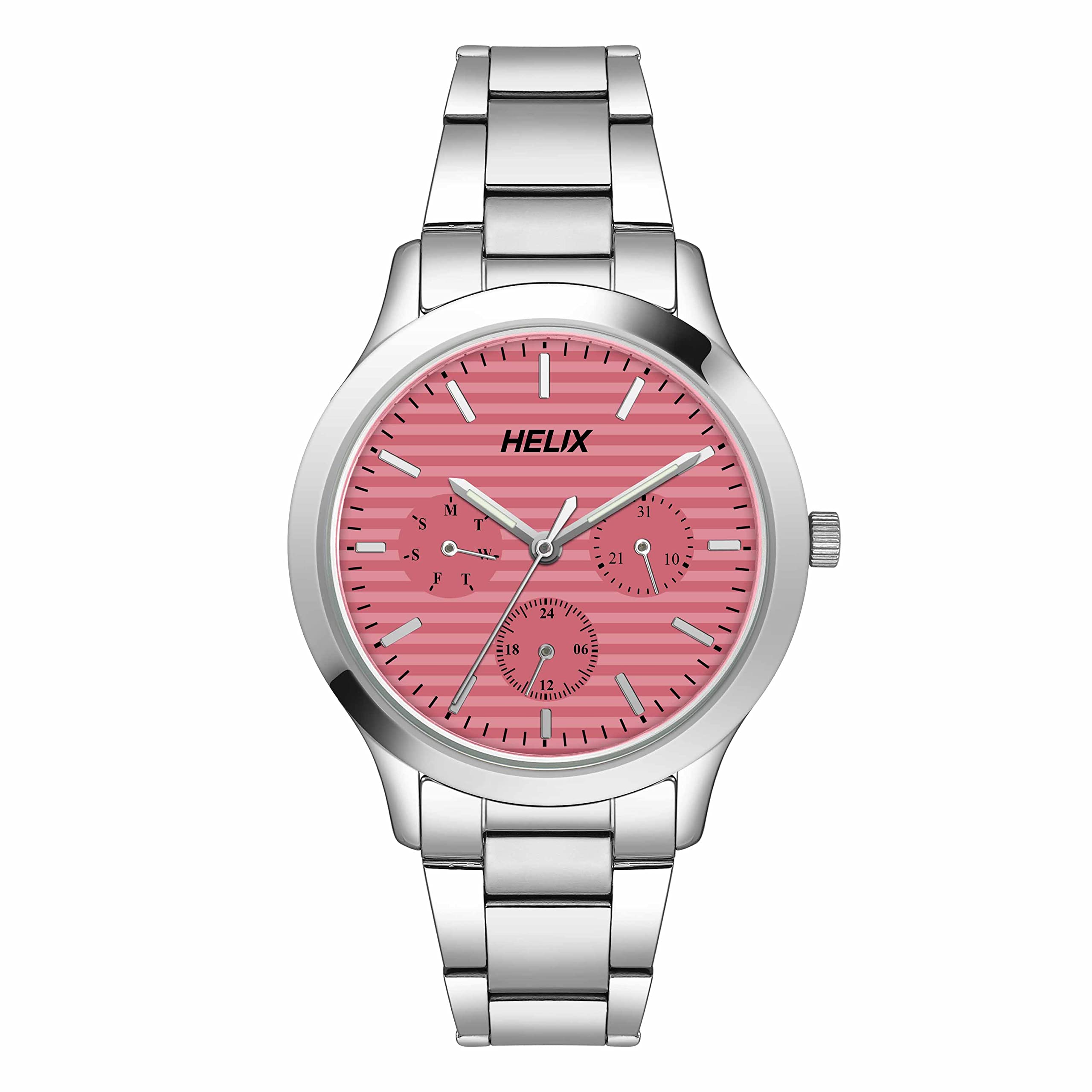 Helix Analog Orange Dial Womens Watch - TW053HL01 (B0BQY7PHVK) Amazon Price History, Amazon Price Tracker
