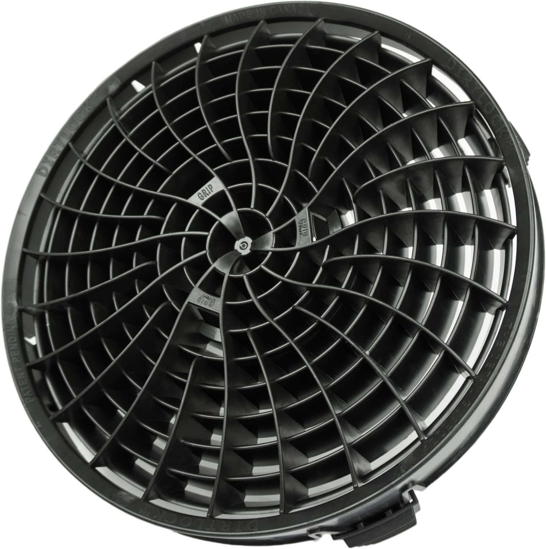 DETAIL GUARDZ Dirt Lock Car Wash Insert – Bucket Filter for 3–8 Gallon Round Pails – Traps Debris, Prevents Swirl Marks – Self-Locking Rubber Grips, Venturi Flow, Cleaning Tool (Black)