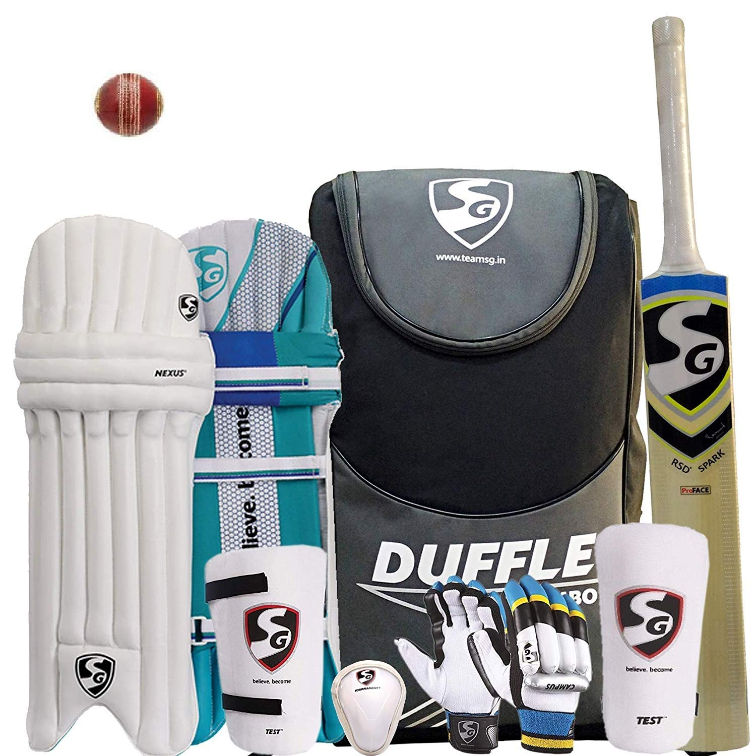 SGSummer Camp Kashmir Cricket Kit for All Ages