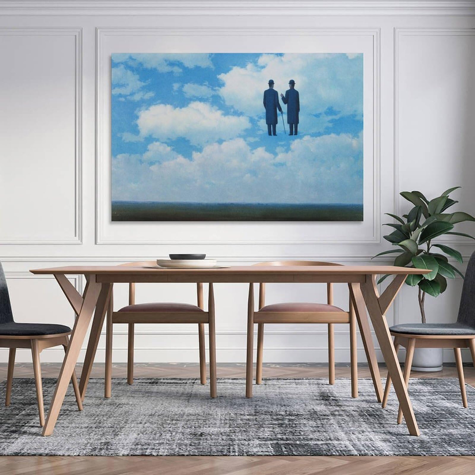 Amazon.co.jp: ルネ マグリットポスター 絵画風景画「無限の感謝 (1963