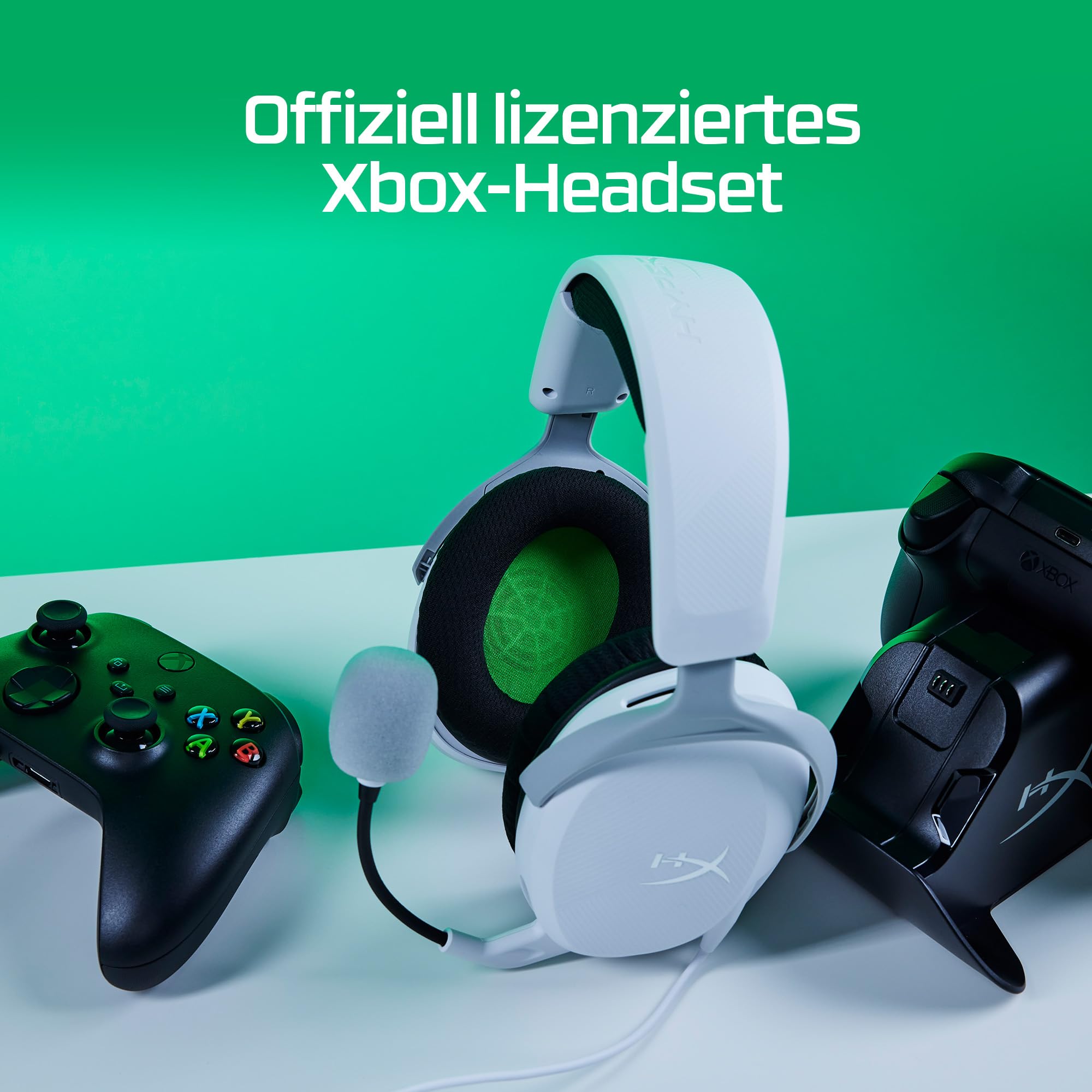 HyperX CloudX Stinger 2 Core Gaming-Headset für Xbox Series X|S & Xbox One, offiziell lizenziert, 40-mm-Treiber, Mikrofon mit Geräuschunterdrückung, Over-Ear, 3,5 mm Klinke, Schwarz