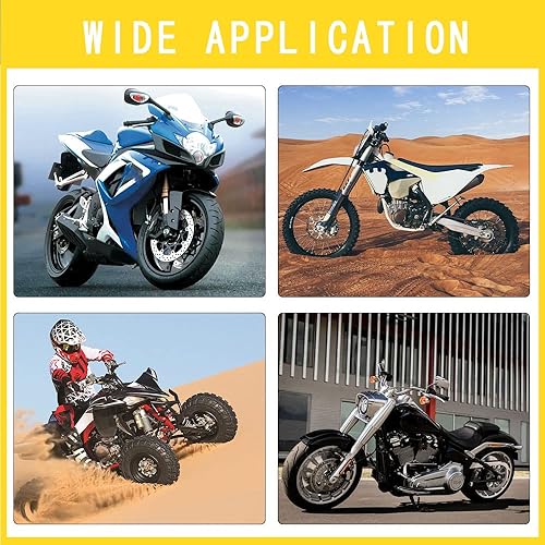 Vista 11 de JFG RACING Empuñaduras de manillar de motocross + almohadilla de 7.87 pulgadas de barra transversal de motocicleta Kit de empuñaduras redondas