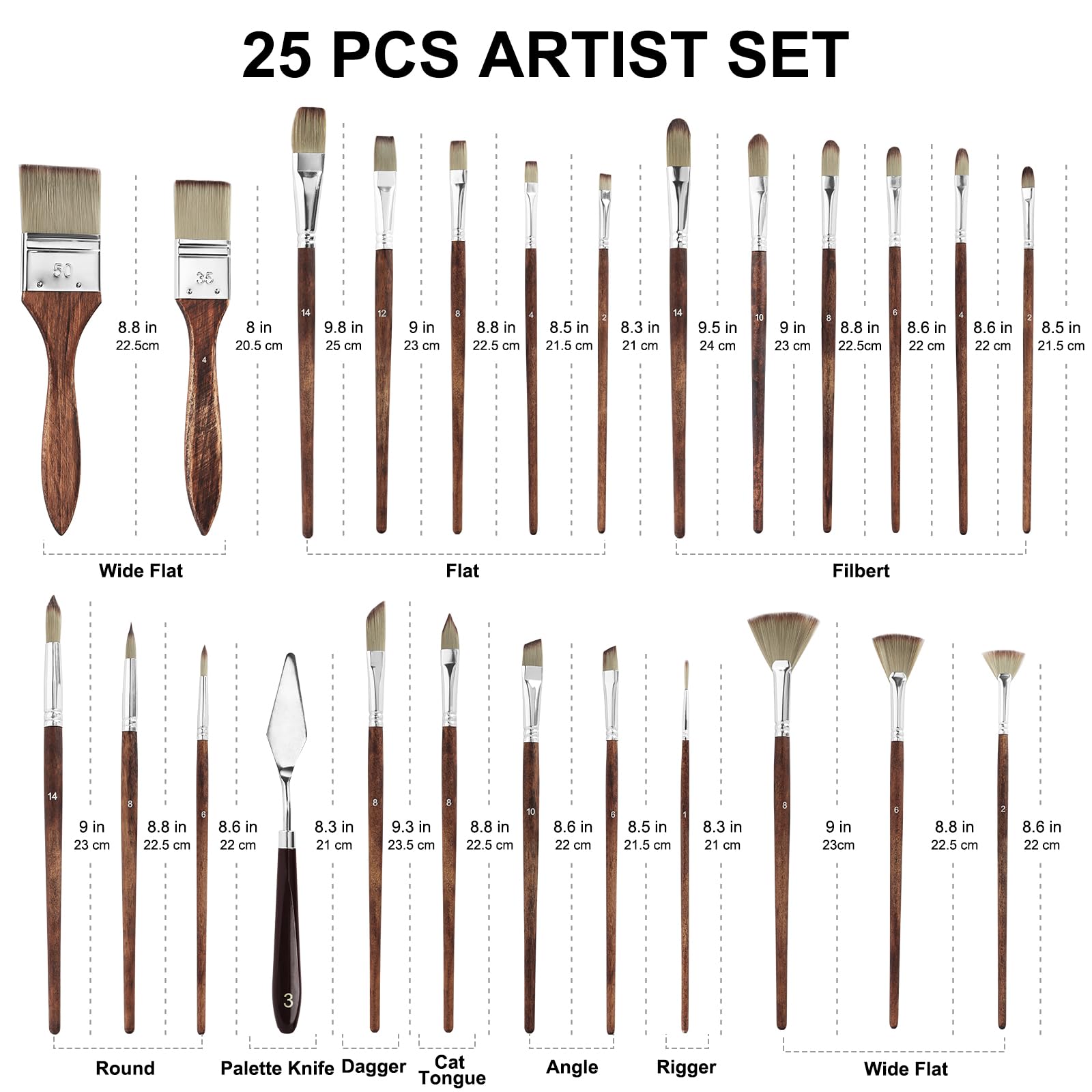 Palette De Peinture Pliable 25 Cases - Pour Aquarelle, Acrylique Et Huile Palette Avec Porte Pinceaux