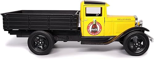 Miniatura 8 de Motor city classics Coca-Cola Diecast coleccionable  Ford Modelo AA 1931 (versión amarilla) escala 124 424023 con licencia oficial