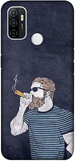 جراب من السيليكون بطبعة متوافق مع موبايل اوبو A53 كيس زون CEX شفاف