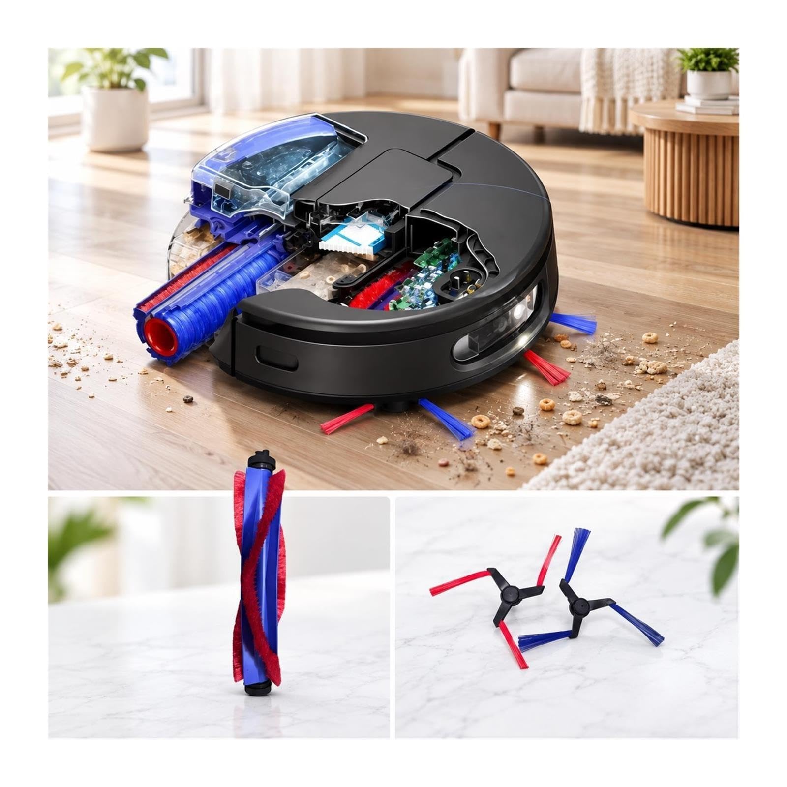 17 Pezzi Compatibili Con Dyson Spot+Scrub Ai Robot Aspira E Lava
