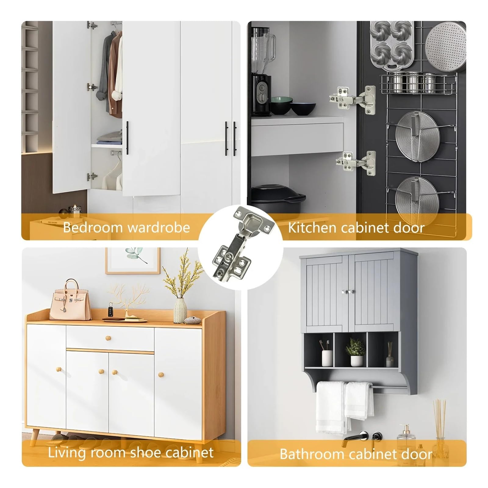 Bisagra Hidráulica For Gabinete, For Puertas De Muebles De Cocina