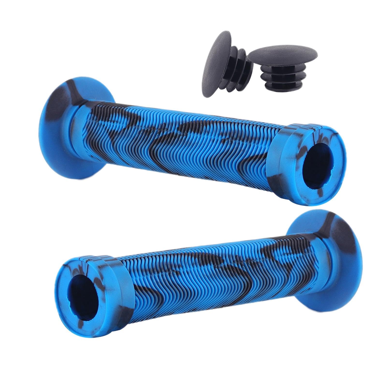 Manopole Manubrio Bici In Gomma Morbida Antiscivolo – Set Da 2 Pezzi Universali Per BMX, MTB E Scooter (6 Colori Vivaci) - 2