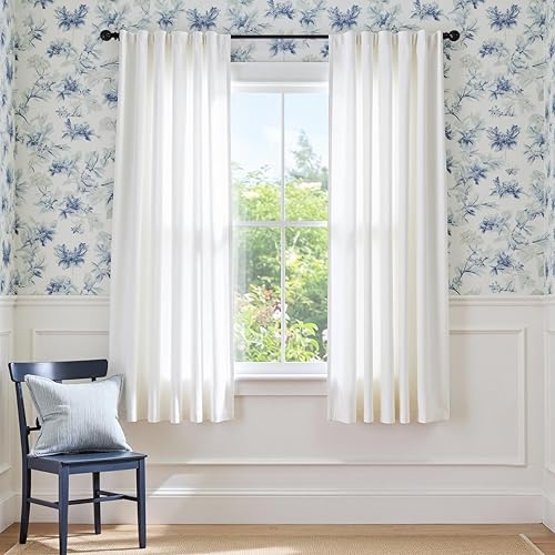 Miniatura 27 de Lazzzyt Cortinas de terciopelo para sala de estar gris, juego de 2 paneles de lujo suaves, cortinas con aislamiento térmico de 96 pulgadas de largo,