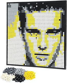 Amalia Personalized Mosaic Portrait Custom Building Kit Pixel Great Wall Art Decoration Customized Your Own Photo Picture-Memory(L/15.1"x15.1")