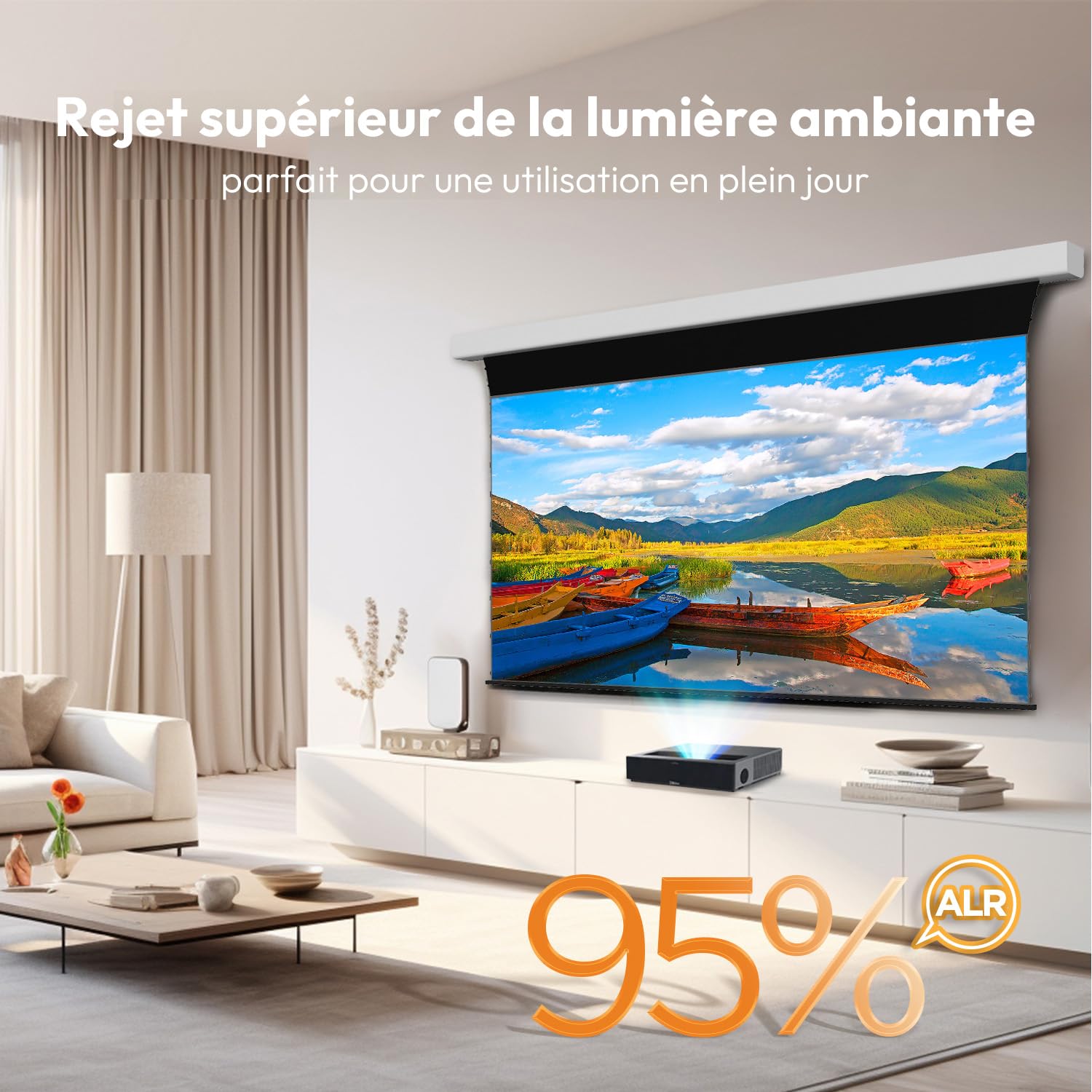 Écran Projecteur ALR CLR Motorisé Roll-Down UST 100 Pouces