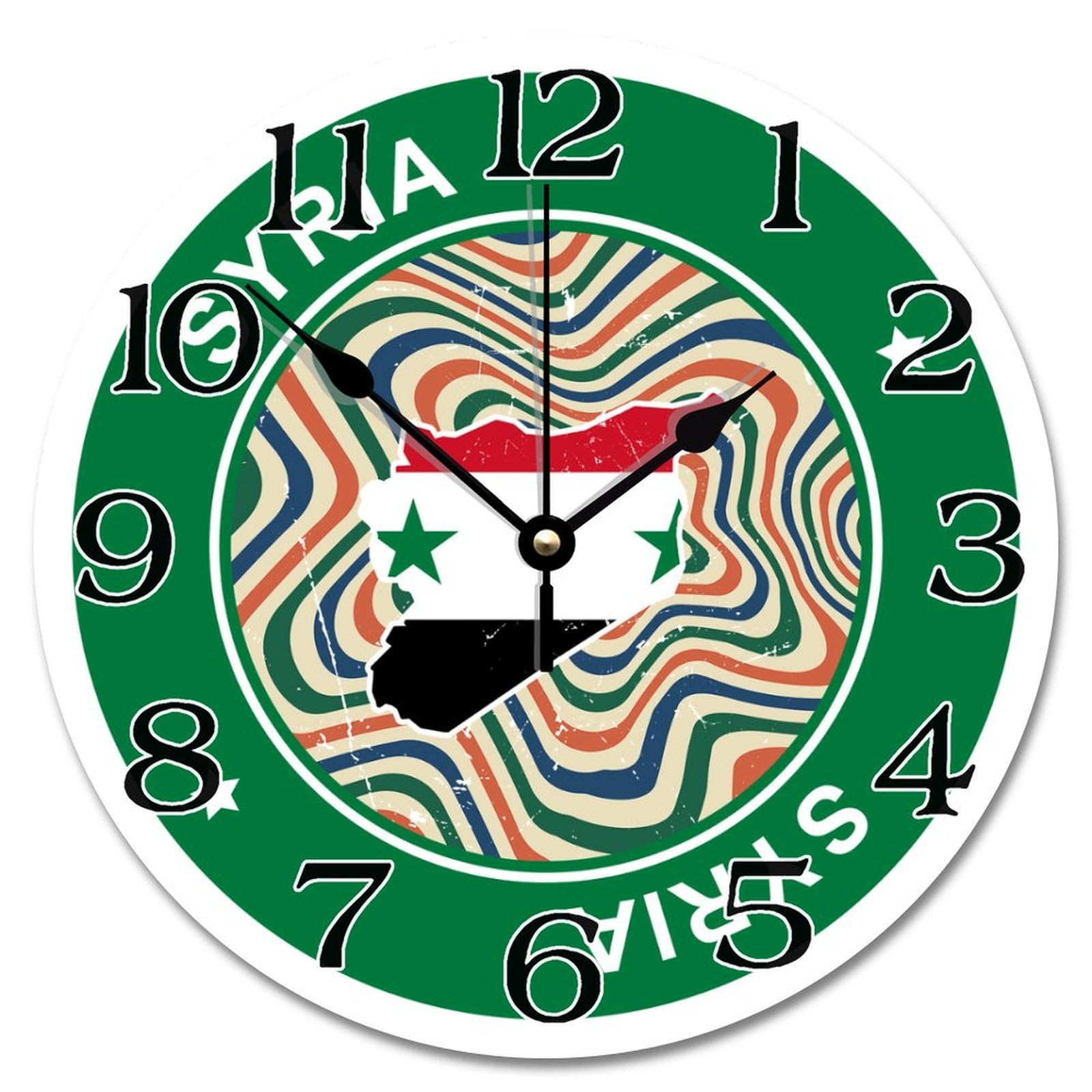 Horloge murale Syrie vintage pour créer un coin lecture apaisant
