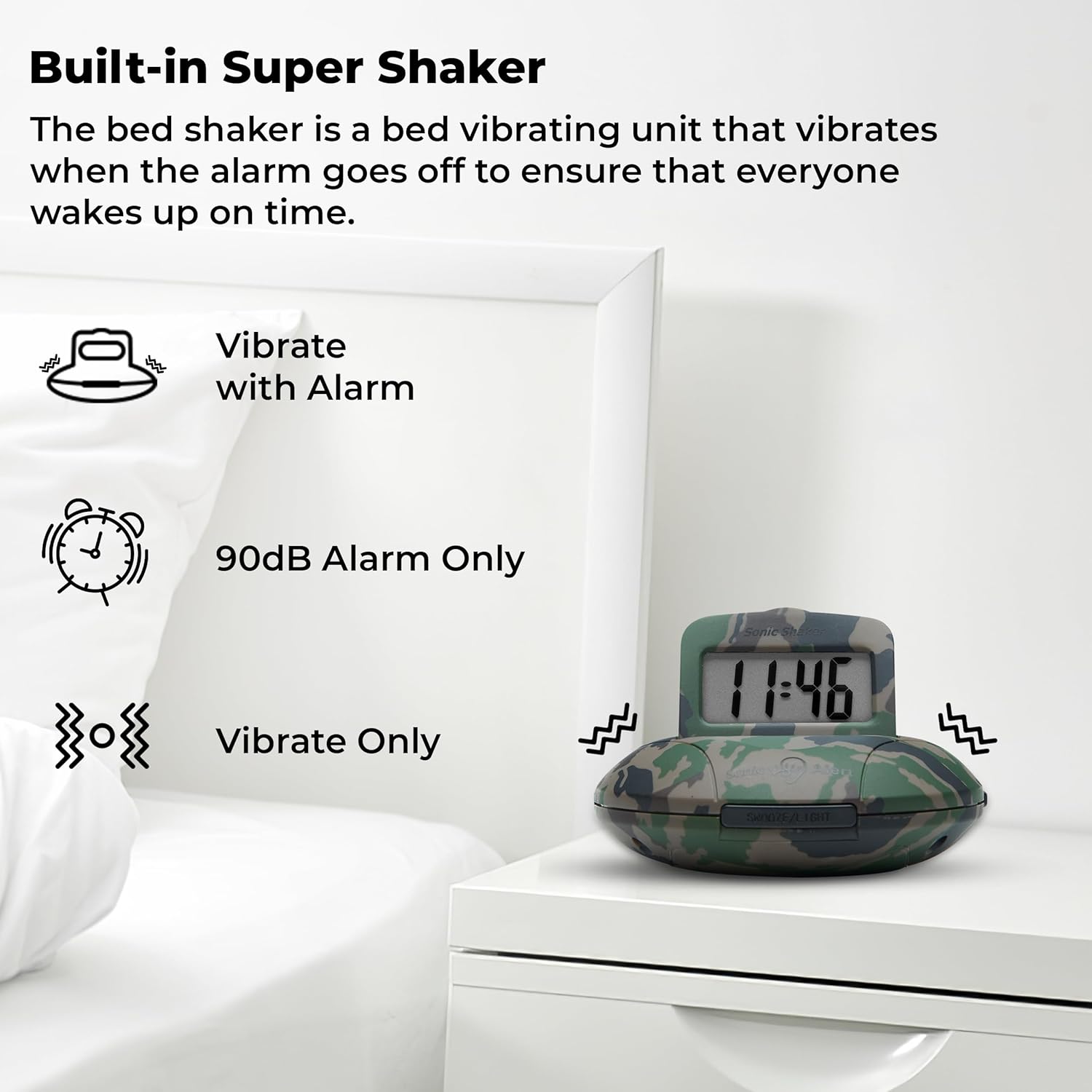 Rise and Shine: The Ultimate Sonic Alert Travel Alarm Clock Review for Heavy Sleepers