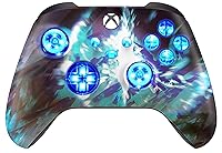 Vista 24 de Silent Modz Custom Modded Controller 7 LED Colors Trigger Stopper w/Pro Grips compatible with Xbox Series S, Xbox Series X, Xbox One, and Windows