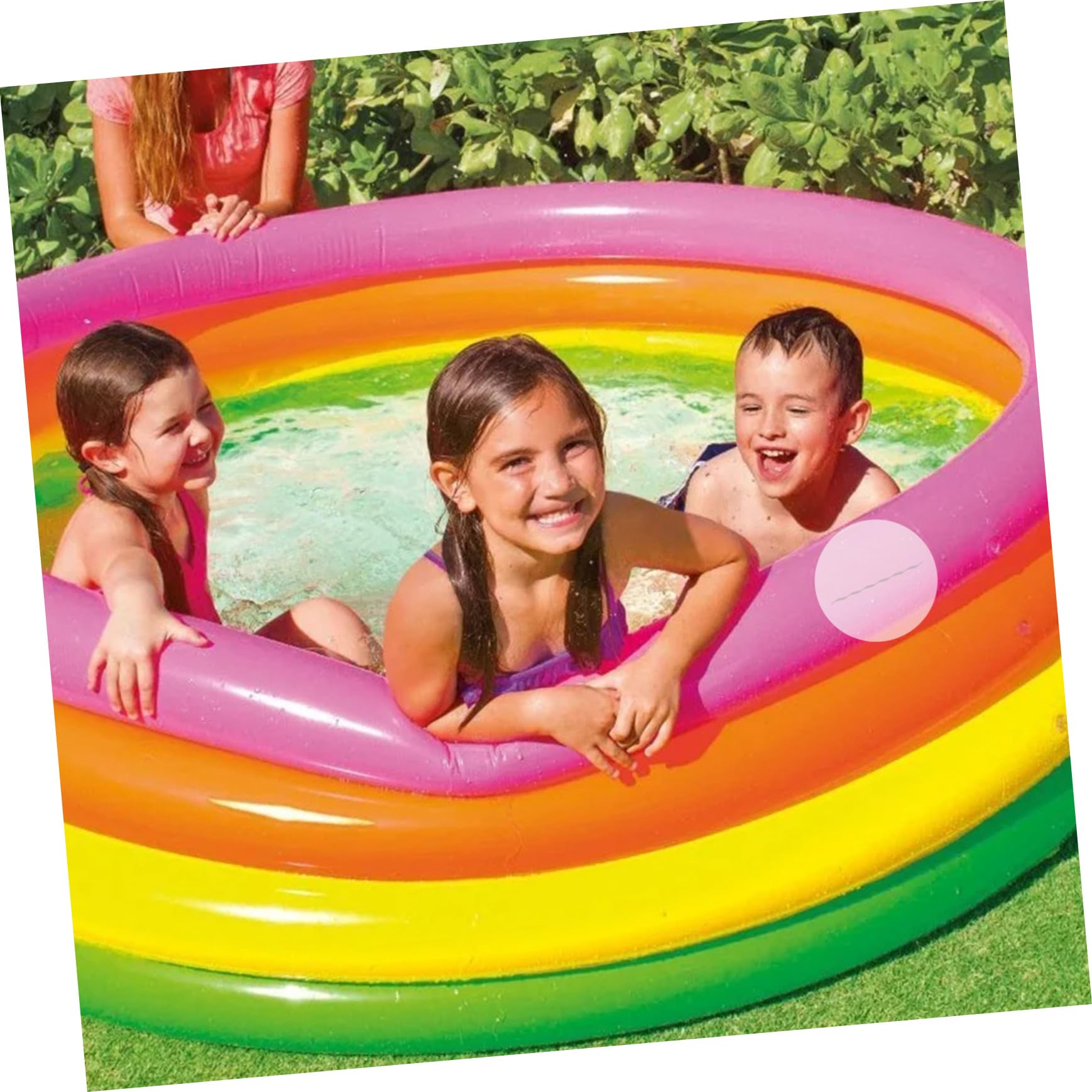 Supvox 300stücke Selbstklebende Reparatur-Patches Für Aufblasbare Pools wasserdichte Flickzeug Für Schlauchboote Schwimmreifen Und Mehr Runde Quadratische Patches
