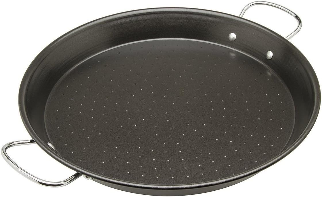 Paella Carbon Steel Pan 16 Inch NonStick Dishwasher And