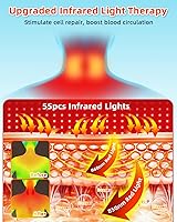 Vista 2 de Ensanchador de Cuello con Calefacción para Alivio del Dolor, Dispositivo de Tracción Cervical de Cuello y Hombro Inalámbrico con 3 Niveles