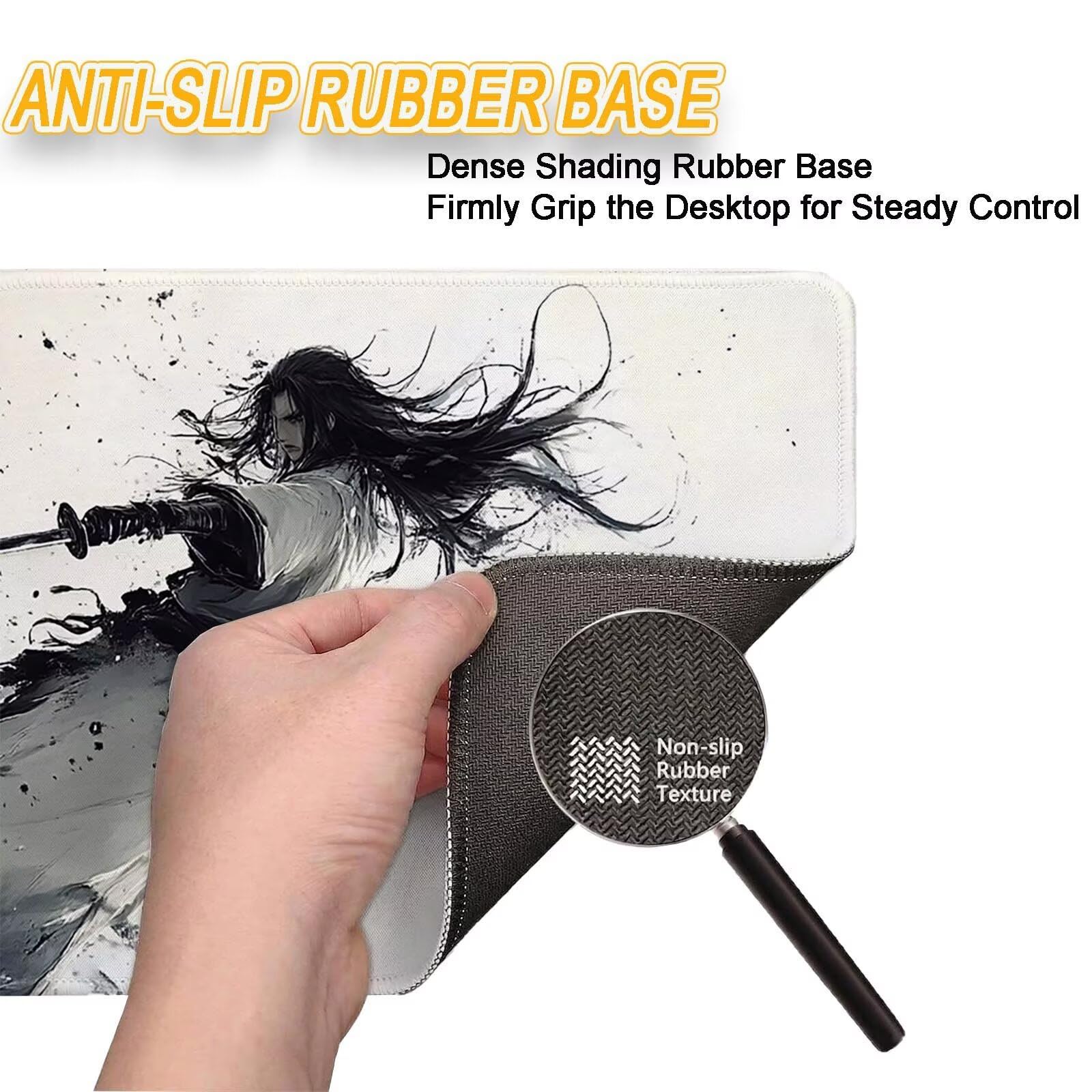 Tappetino Mouse 900x450mm | Superficie Ultra-Liscia | Crema 0-z588