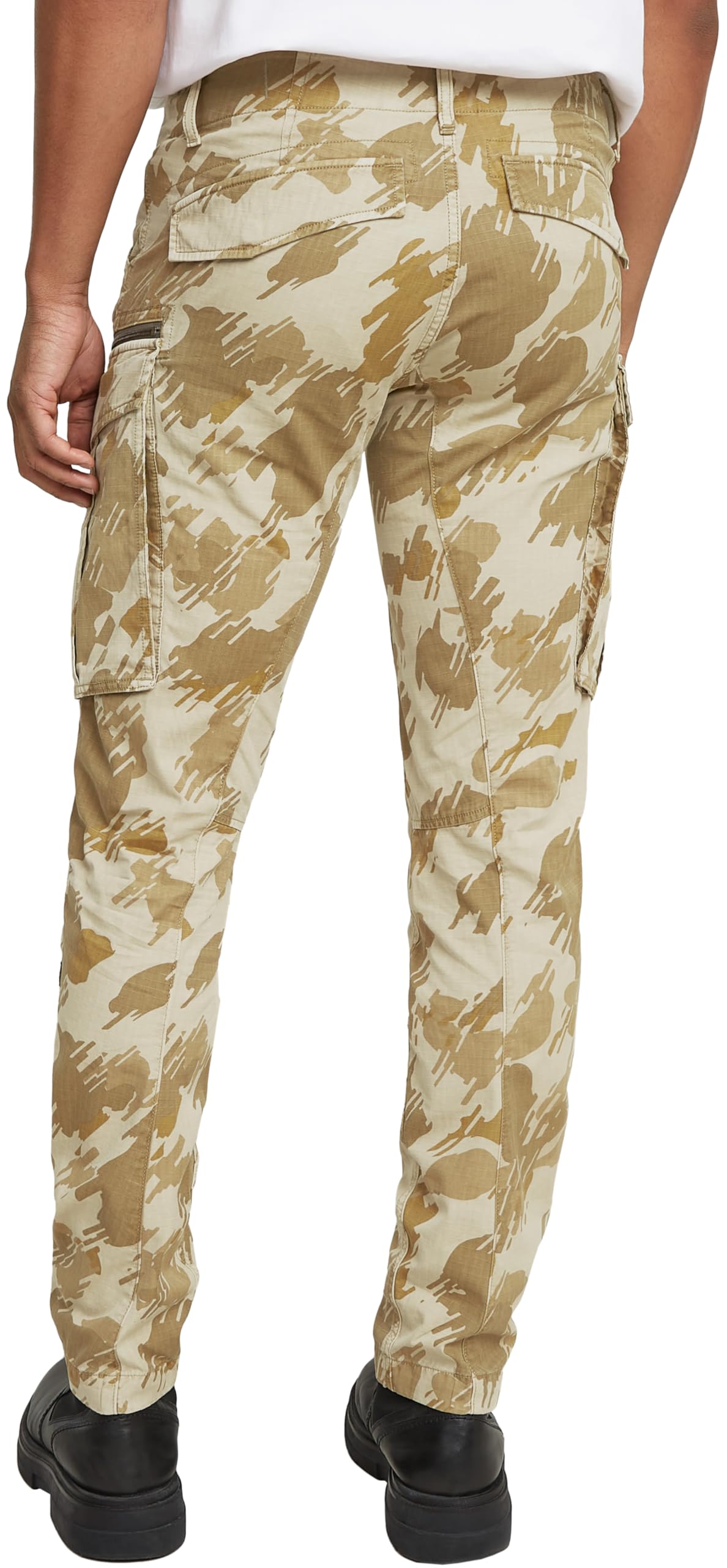 G-Star Herren Rovic Zip 3D Regular Tapered Pants Mehrfarben (Dk Brick Gd Glitch Beach Camo D02190-d955-h174) 33W / – Bild 2