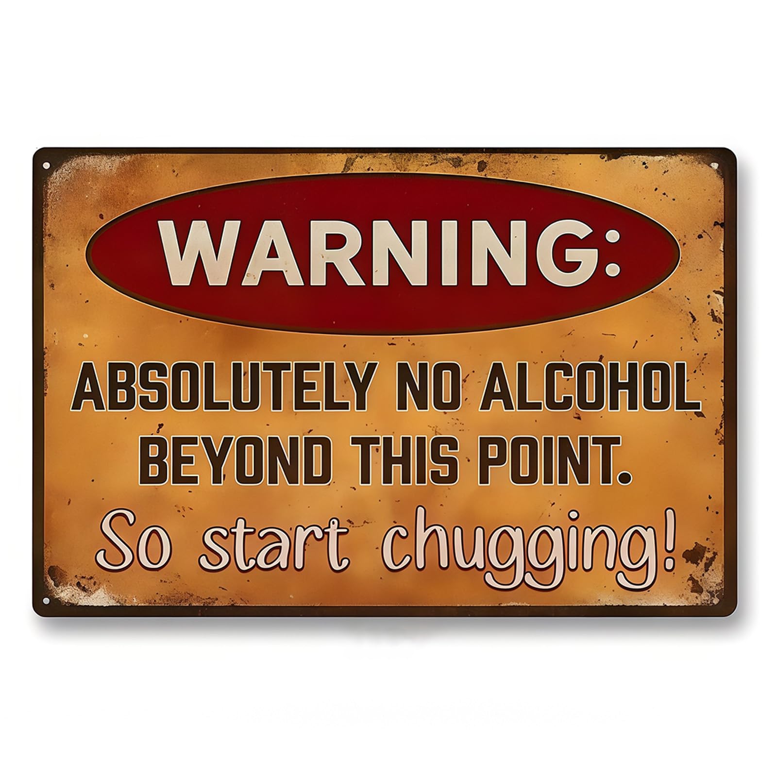 Tivleed Bar Signs for Home Bar Metal Signs Bar Sign Vintage Iron Wall Art 20x30cm Retro Metal Plaque for Pub Man Cave Garden Decor