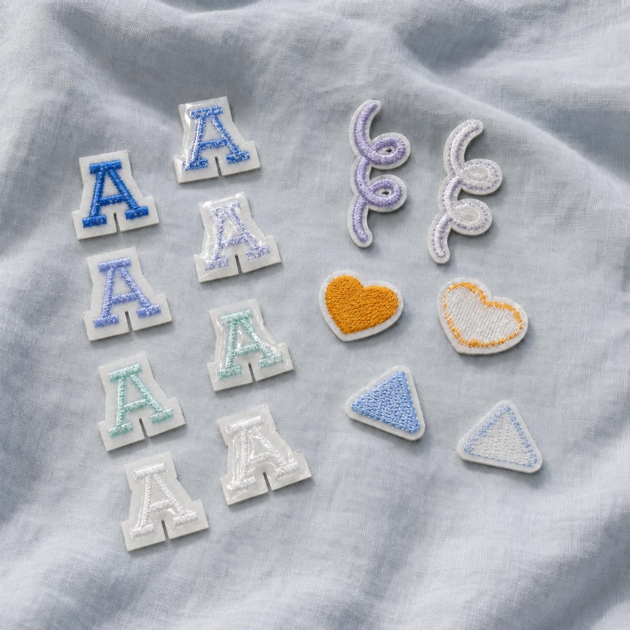 Small Iron on Letters, Embroidered Alphabet Letters Patches