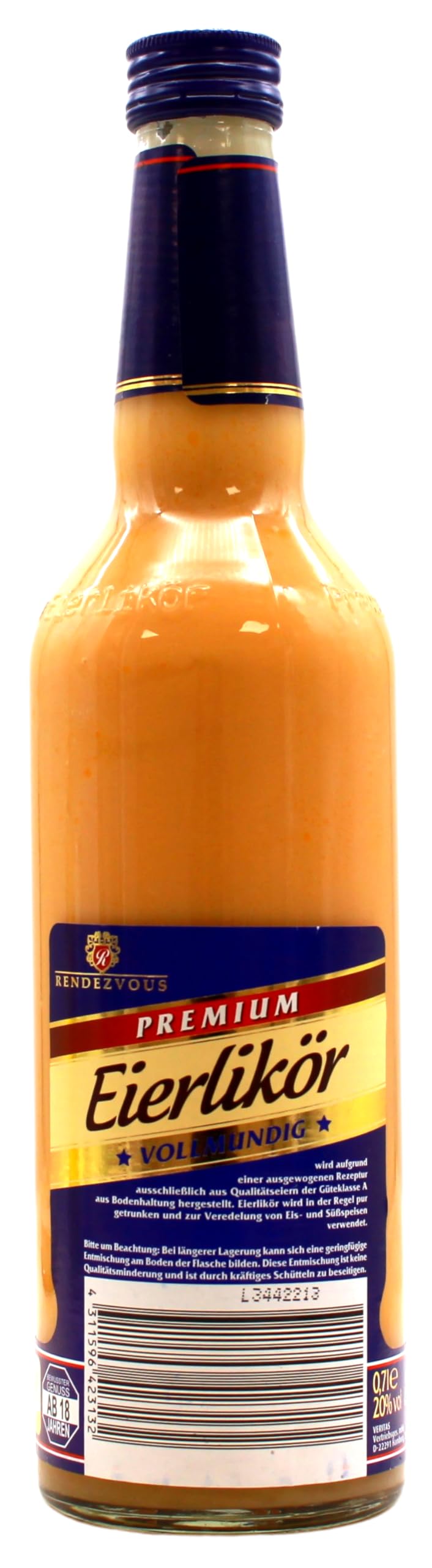 Rendezvous Eierlikör Advocaat -vollmundig- (6 x 0,7L)