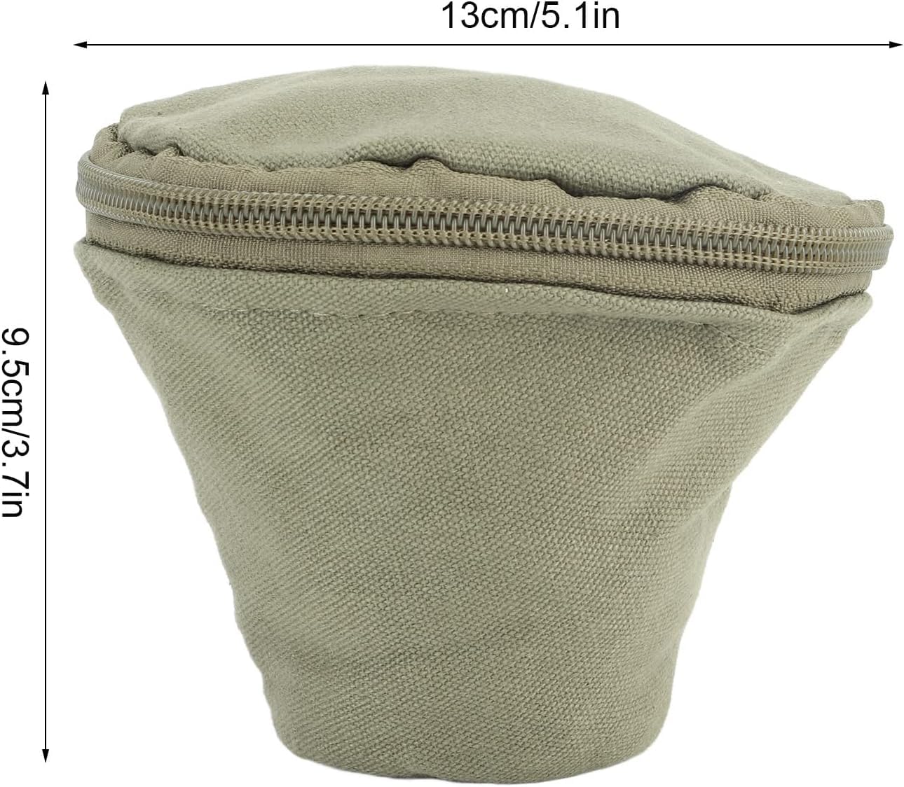 Coffee Filter Storage Bag Reusable Cone Shaped Filter Paper Holder Waterproof