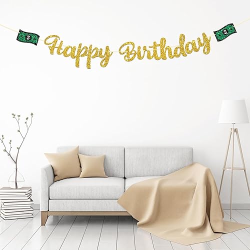 Miniatura 4 de Dill-Dall Cartel de feliz cumpleaños de dólar, decoración de banderines de billetes de dólar, decoración de fiesta de cumpleaños con temática de