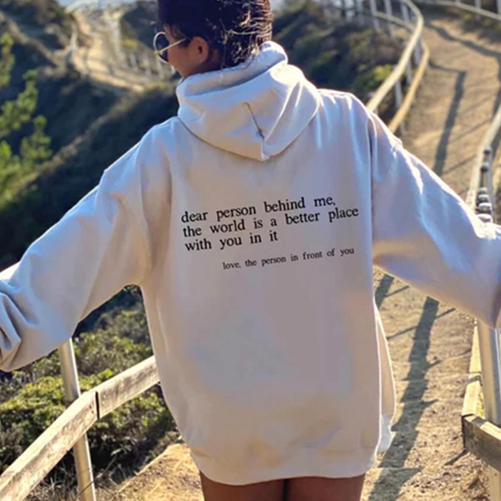Générique You are Enough Hoodie, Dear Person Behind Me Hoodie Sweatshirt for Men Women