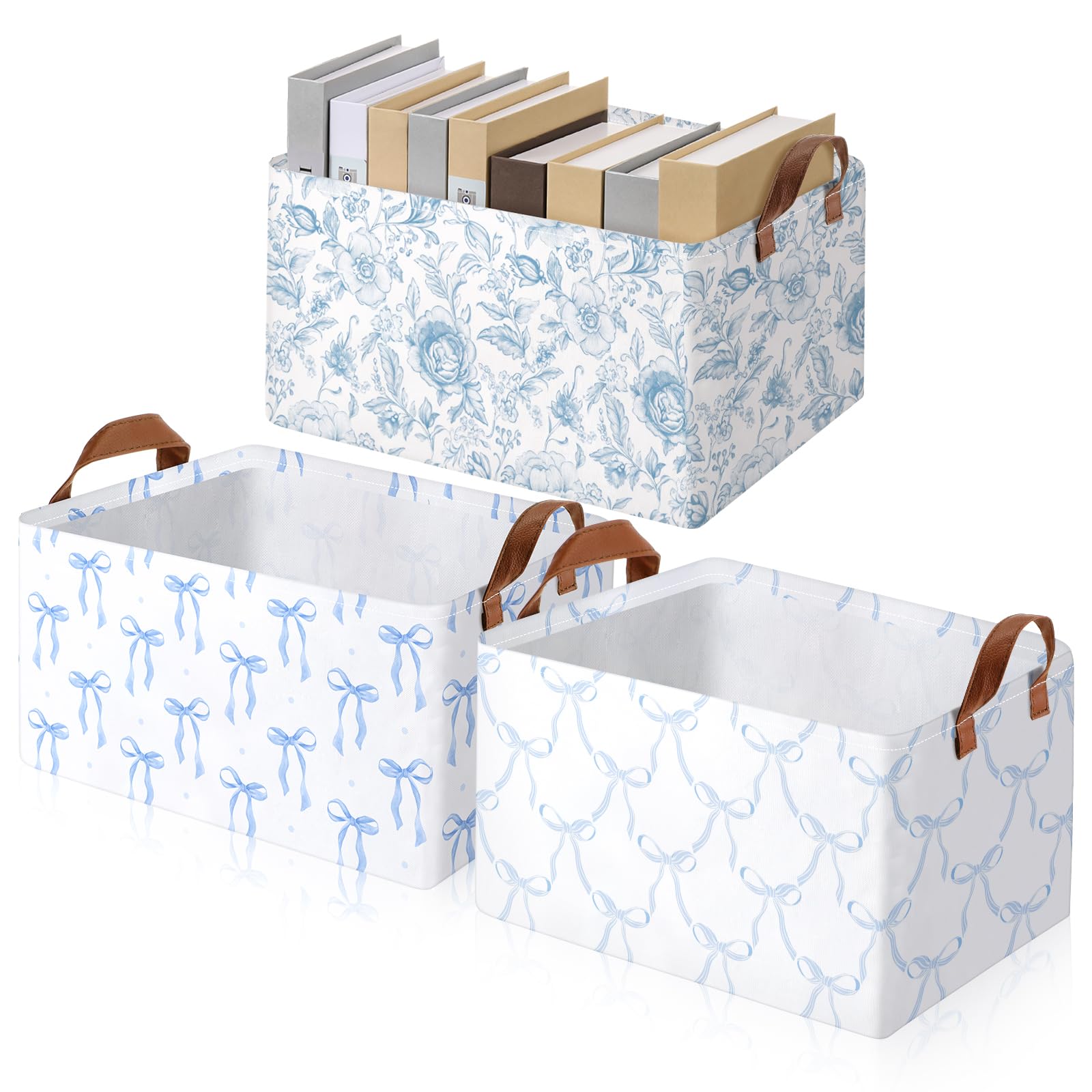 Amazon.com - Boao Foldable Storage Baskets Dinosaur Easter Rabbit