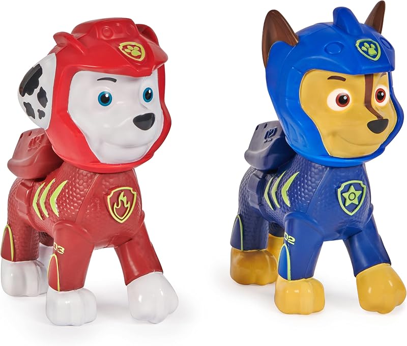 SwimWays PAW Patrol Floatin' Figures Pool Toys 2-Pack for Ages 3+ | Floating Waterproof Figurines Inspire Imaginative Play; Perfect Pool Party Accessories and Bath Toys for Young Swimmers