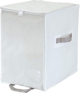 IKEA おままごとキッチン収納サイズ:選び方のポイントとおすすめ 20 Towa Sangyo 85697 MSC Storage Bag, Basic Storage, Closet, 16.1 x 7.1 x 1.6 inches 41 x 18 x 4 cm, White
