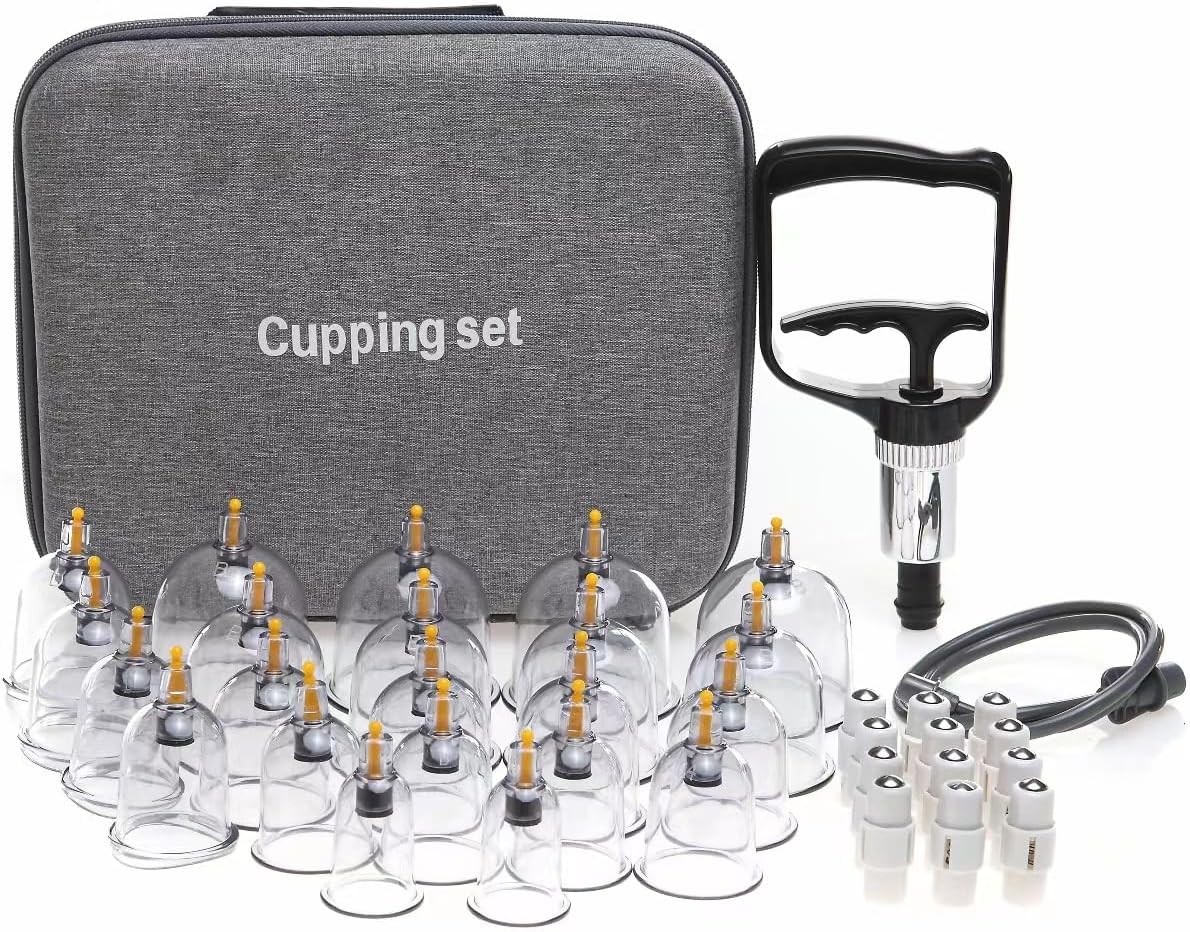 Cupping Therapy Set, Professional Acupoint Cupping Therapy Set, 22 Cupping Massage Sets For Relieving Pain, Promoting Blood Circulation, Improving Sleep Quality, And Improving Cellulite, Convenient Su