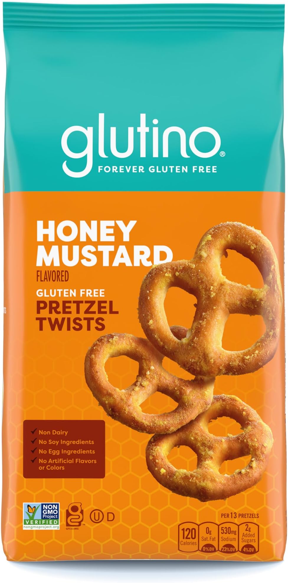 Glutino Gluten Free Honey Mustard Pretzel Twists, Gluten