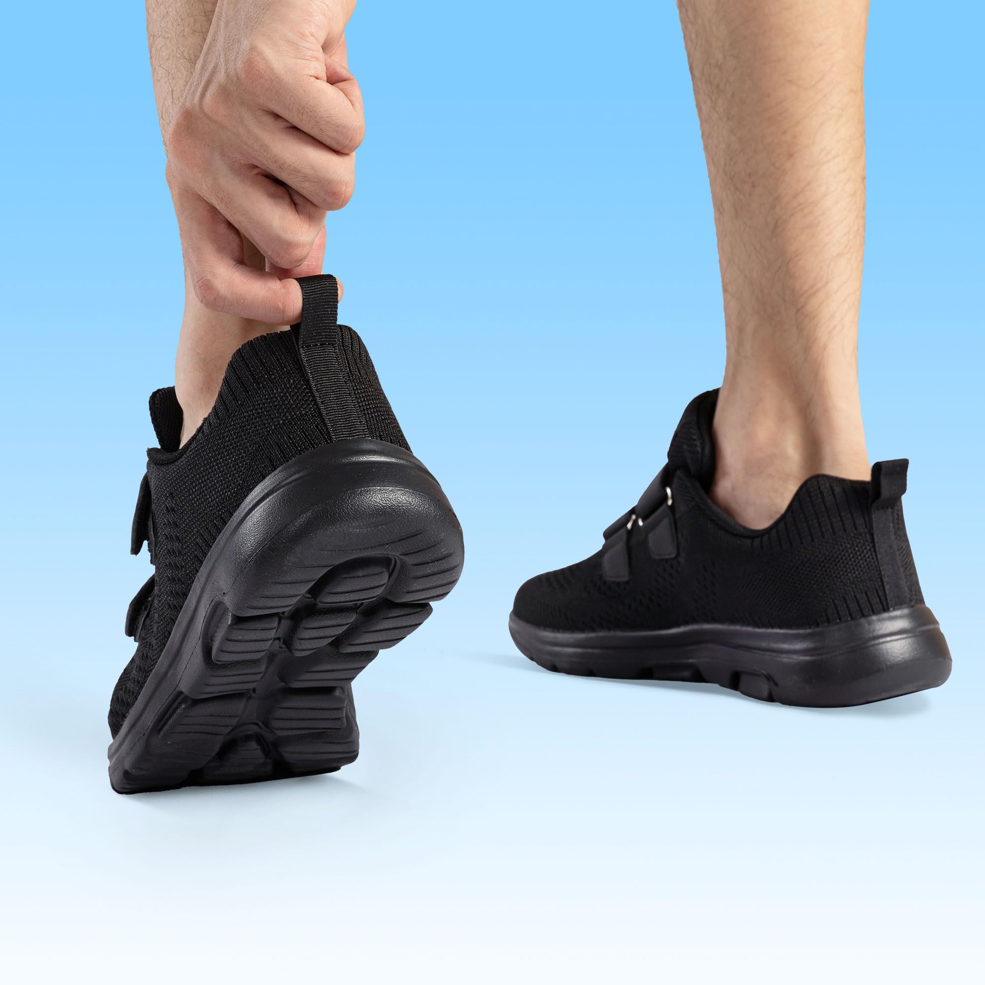 JOMIX Scarpe Uomo a Strappo Ginnastica Sneaker Sportive Donna da Corsa Running Scarpe Casual per Correre Camminare