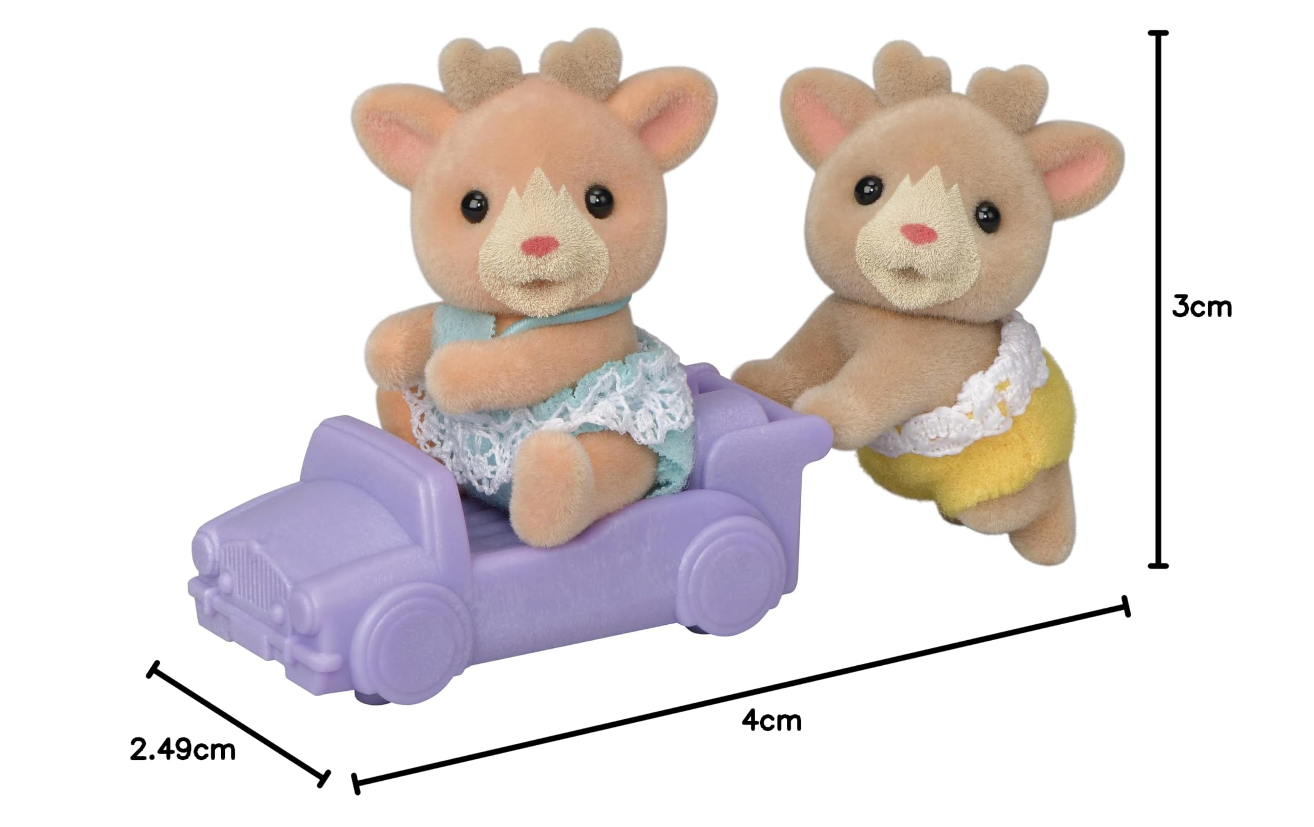 トナカイ　みくる　4枚セットSR Amazon.co.jp: シルバニアファミリー トナカイ双子 - ドール
