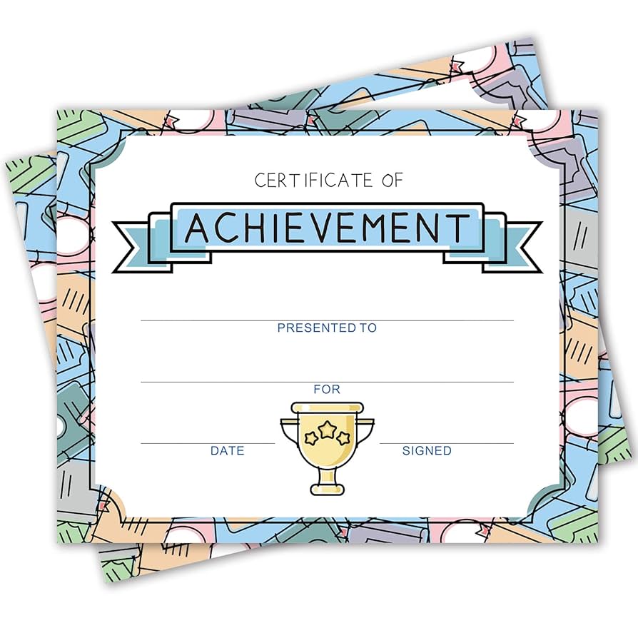 amazon-com-award-certificates-certificate-of-achievement-for-students-school-graduation-ceremony-kindergarten-preschool-certificates-of-completion-25-award-certificates-bb05-office-products for Free Printable Certificates Of Achievement Amazon.com : Award Certificates - Certificate of Achievement for Students, School Graduation Ceremony, Kindergarten Preschool Certificates of Completion - 25 Award Certificates (BB05) : Office Products for Free Printable Certificates Of Achievement