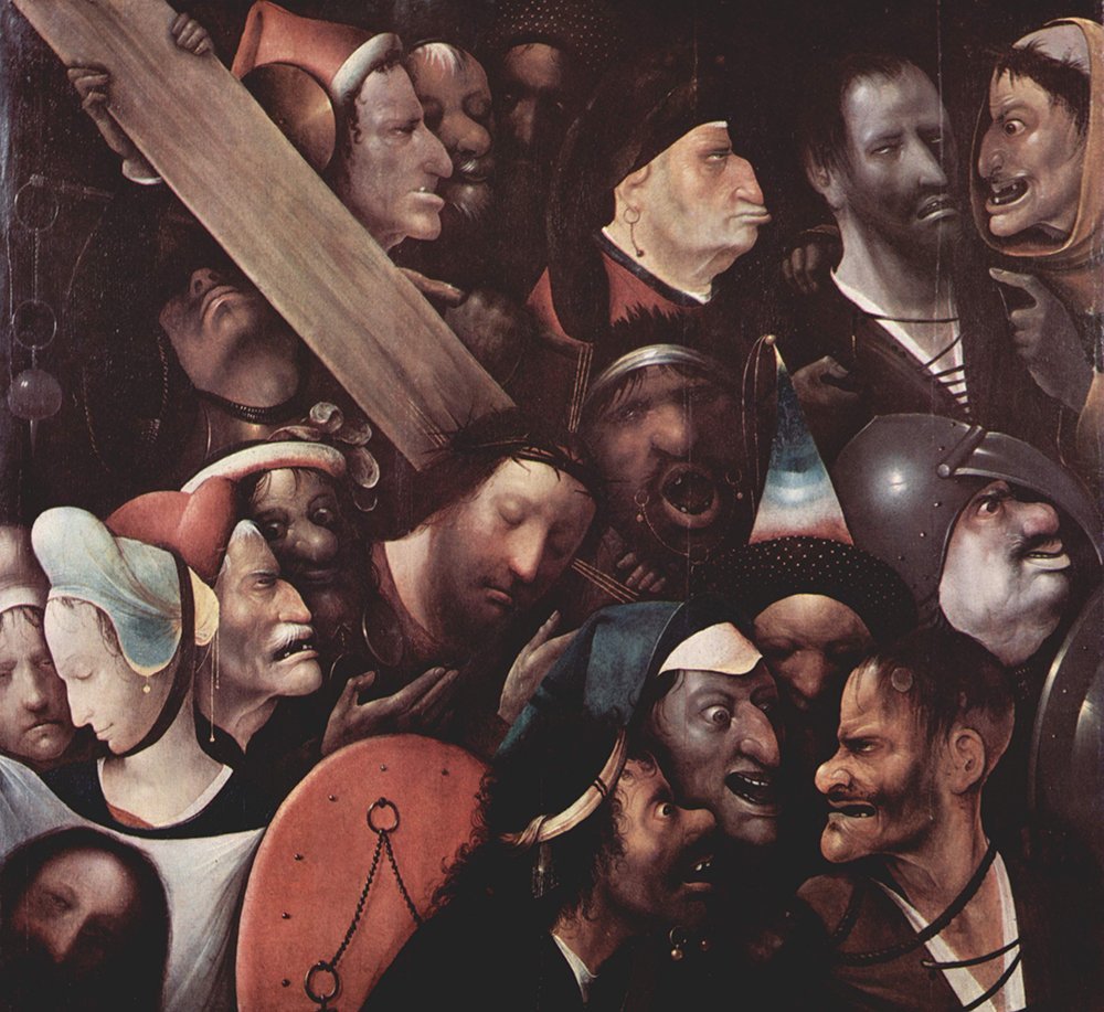 Hieronymus Bosch - Jesus' Cross 055 póster artístico mediano mate