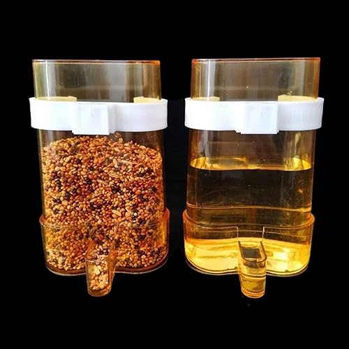 Miniatura 5 de Dispensador de agua de periquito, bebida automática de agua, sin derrames, contenedor transparente para jaula de cacatúa, accesorios de alimentación