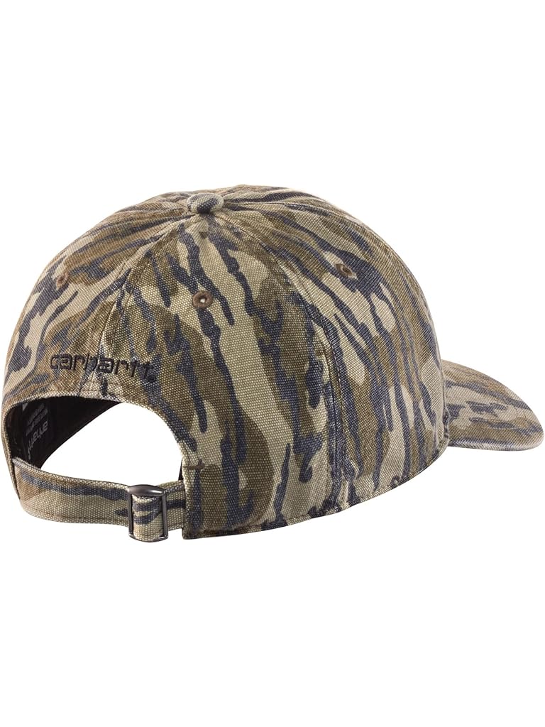 Green Carhartt Canvas Camo Cap