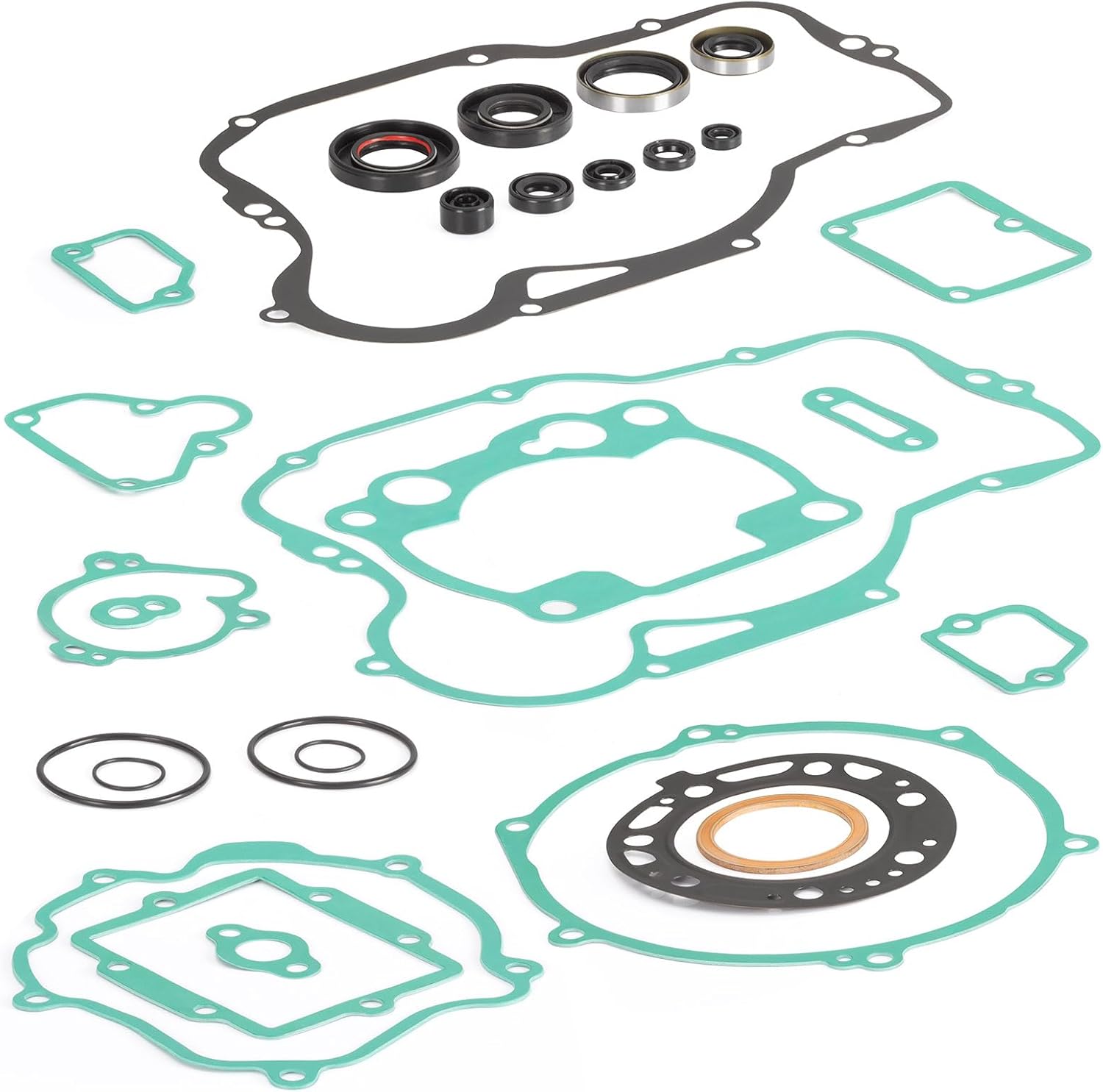 11004-1230 Complete Engine Top + Bottom End Rebuild Gasket & Seal Kit for Kawasaki KX250 1992-2001