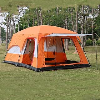 Tenda yurt ao ar livre 5-8 pessoas tendas de acampamento para família grande para festival, caminhadas com sala de estar e quartos separados 4 tendas para temporada grande família abrigo tenda à prov