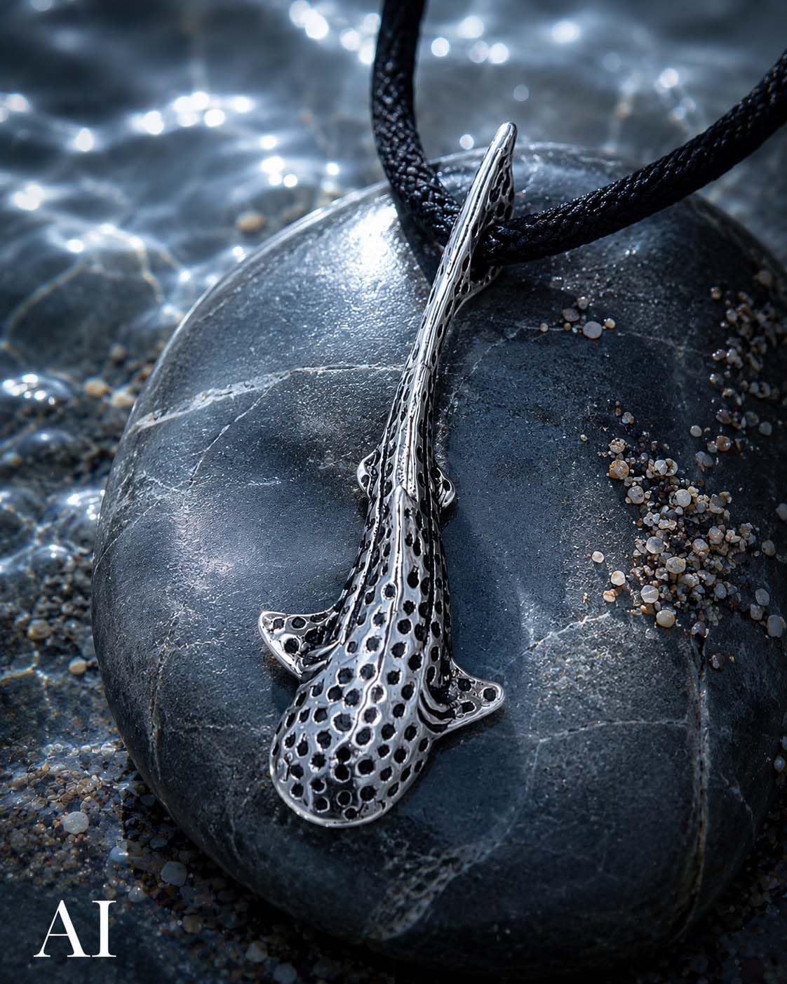 Kiss of Leather Anhänger Walhai aus 925 Sterling Silber Nr. 389