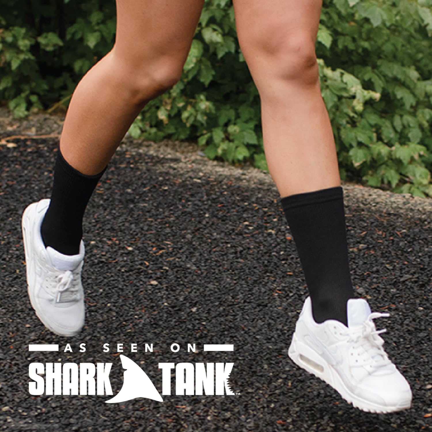 Apolla The Infinite Compression - Calcetines de media pantorrilla para hombres y mujeres, como se ve en Shark Tank, Athletic, fabricados en Estados Unidos, 1 par