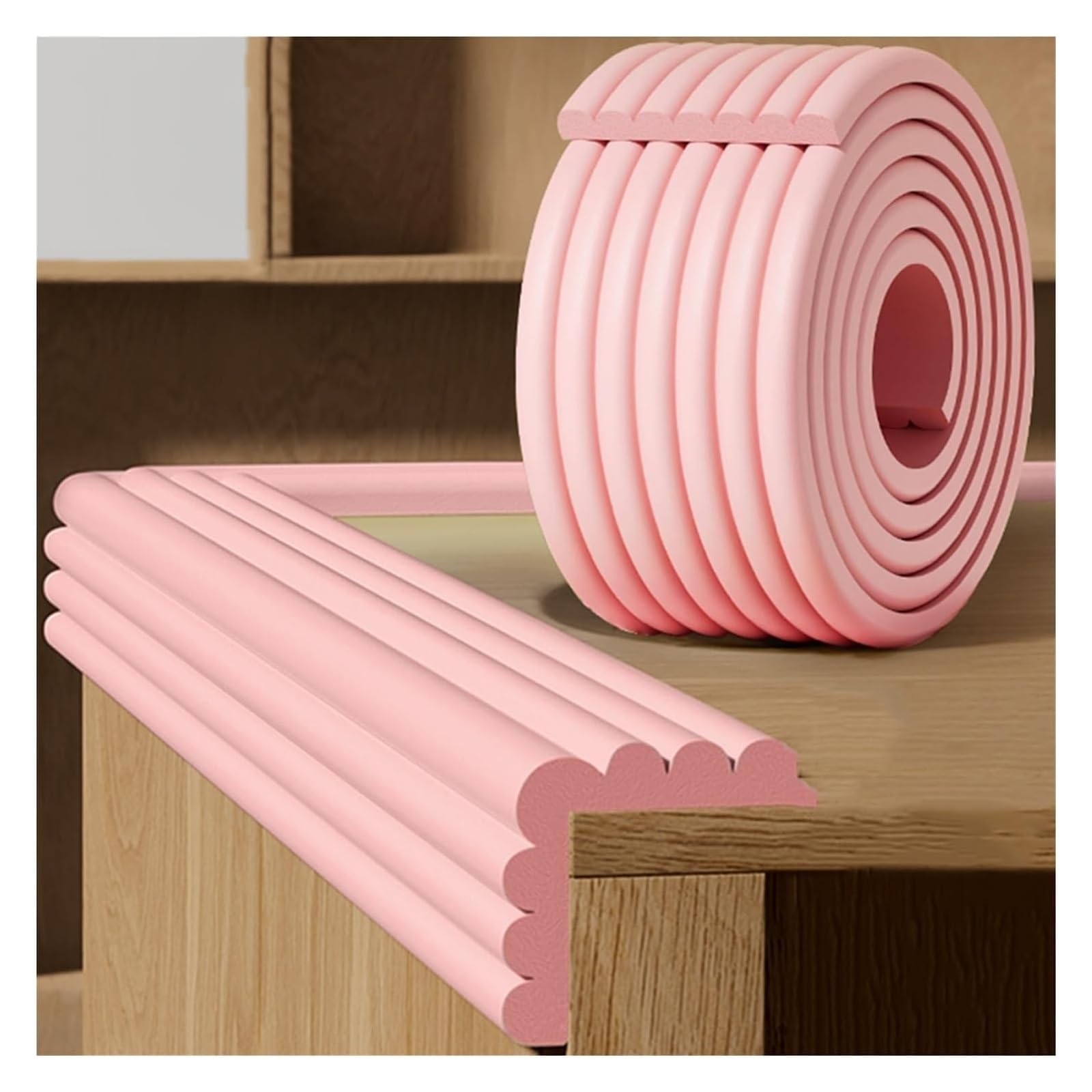 Kantenschutz Baby aus Schaumstoff Schaumstoff-Sicherheitsstreifen, W-förmiger Möbel-Eckenschutzstreifen For Die Sicherheit Von Kindern, Selbstklebende Tischkante Und Eckenschutz For Möbel, Schreibtisc