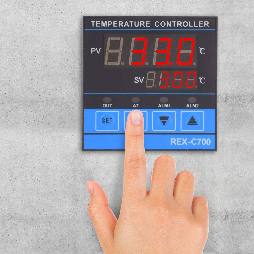 Leapiture Digital Temperature Controller Industrial Temperature Controller PID Control Relay SSR Output 0-400? for Incubator Fermentation Brewing Aquarium