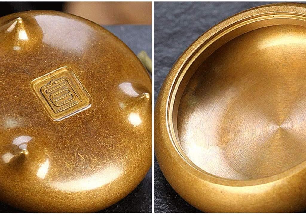 Incense Burner，Home Décor Holders Burner Copper Household Antique Disc Sandalwood Furnace