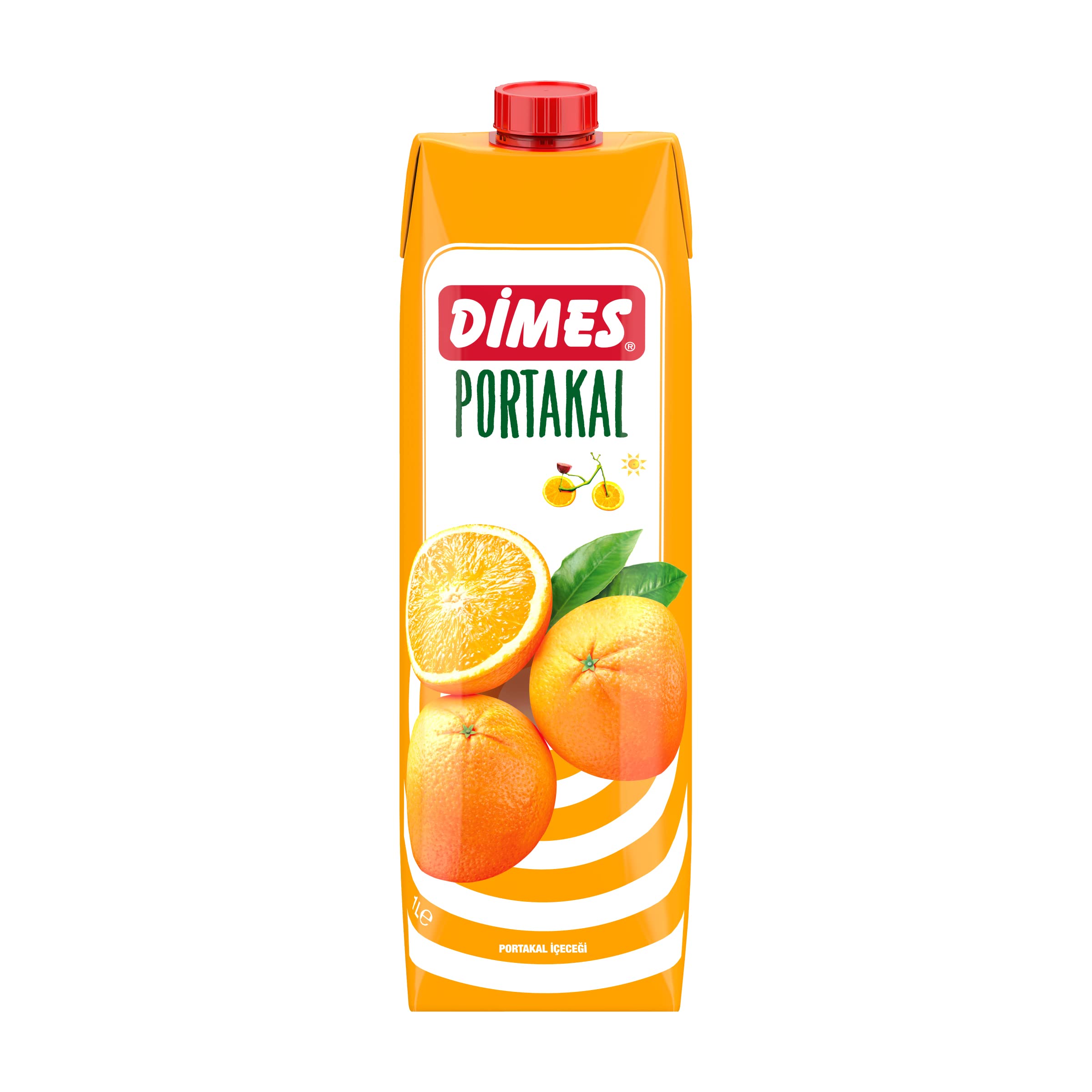 Dimes Portakal Nektarı%25-%99 Kutu 1000 ml